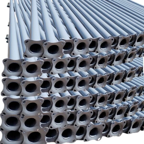 candélabre cylindre-conique galvanisé thermolaque